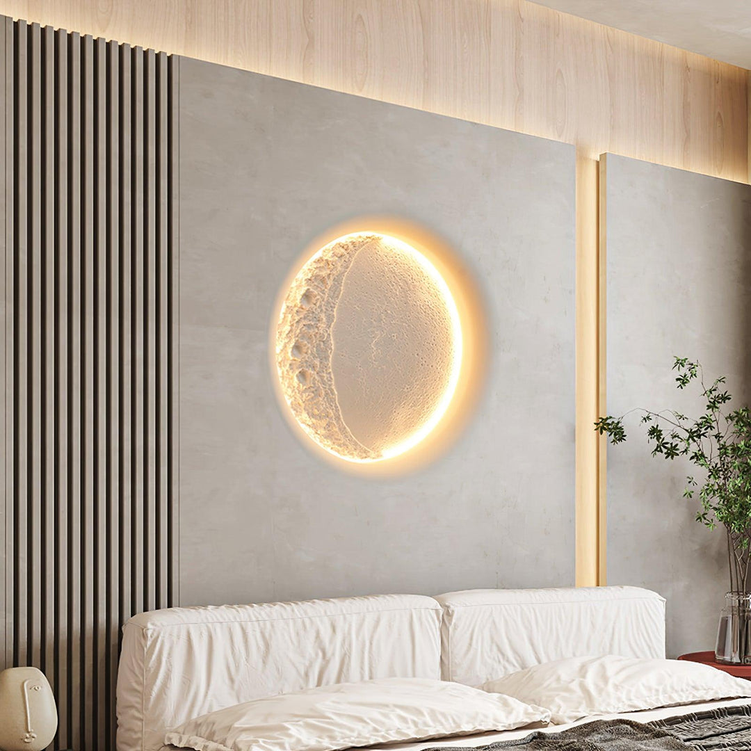 Gypsum Moon Wall Lamp - Vakkerlight