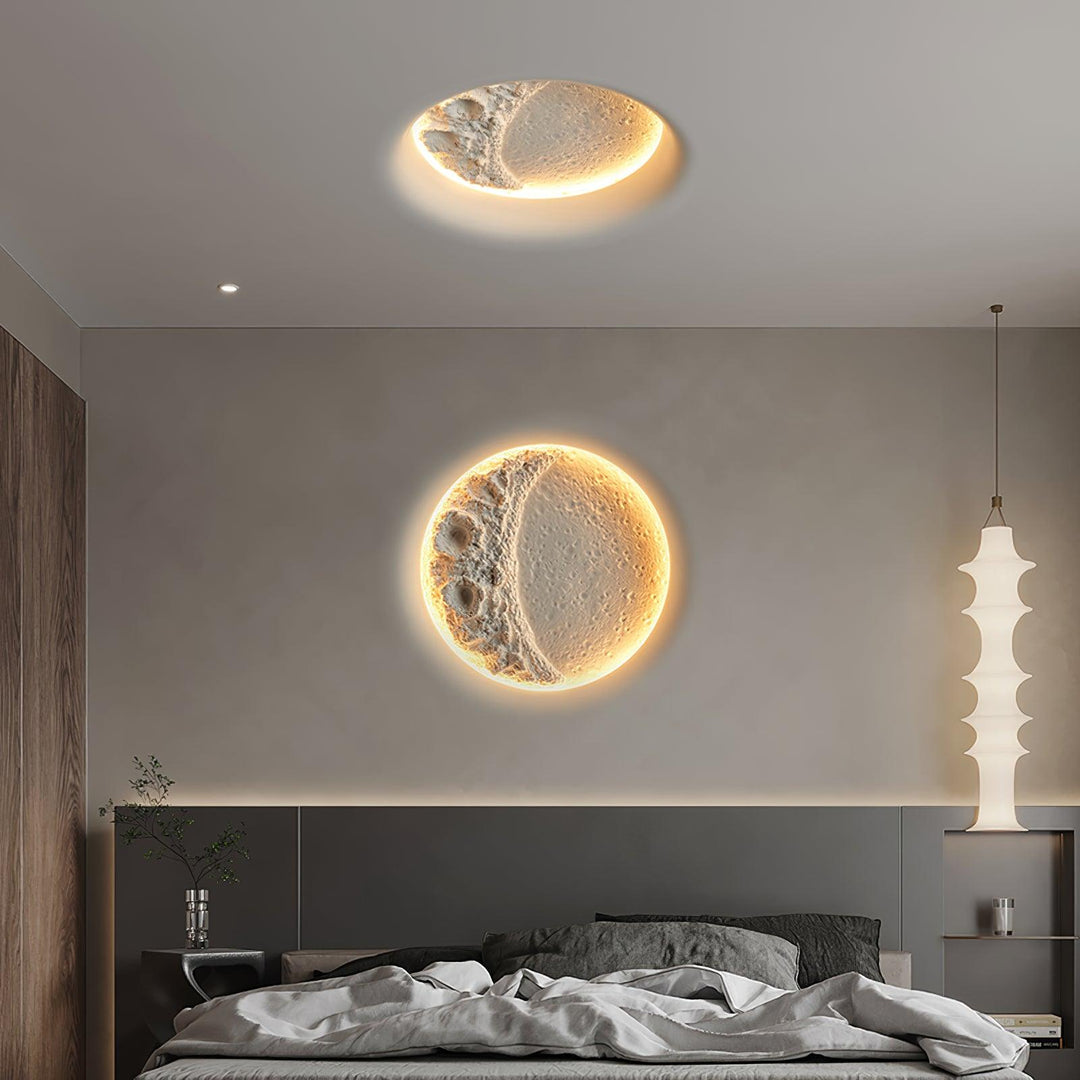 Gypsum Moon Wall Lamp - Vakkerlight