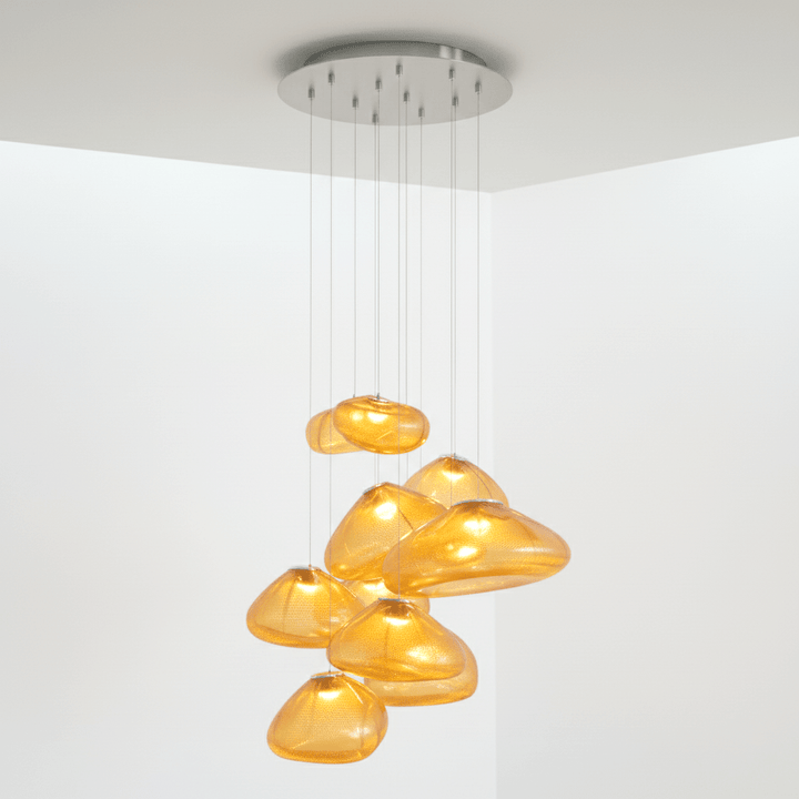 Blown Glass Mesh Pendant Light - Vakkerlight
