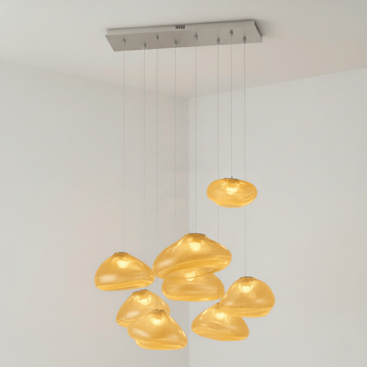 Blown Glass Mesh Pendant Light - Vakkerlight