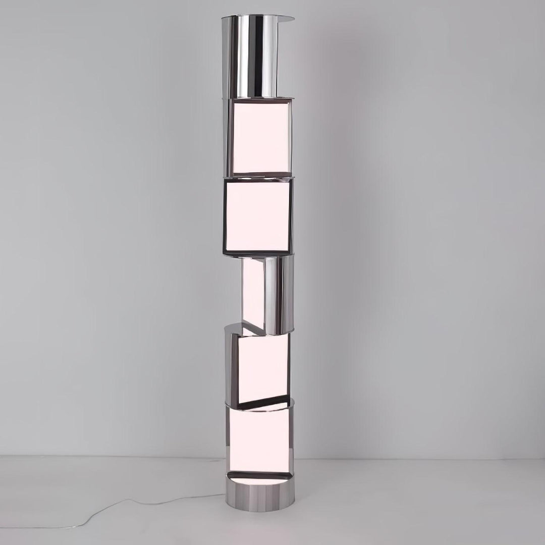 Half Cylindrical Rotating Floor Lamp - Vakkerlight