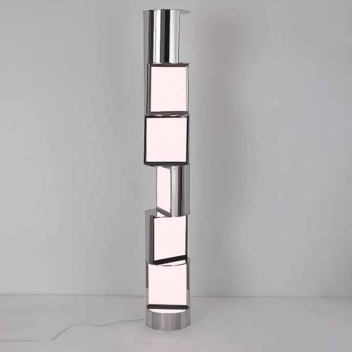 Half Cylindrical Rotating Floor Lamp - Vakkerlight