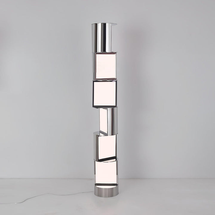 Half Cylindrical Rotating Floor Lamp - Vakkerlight