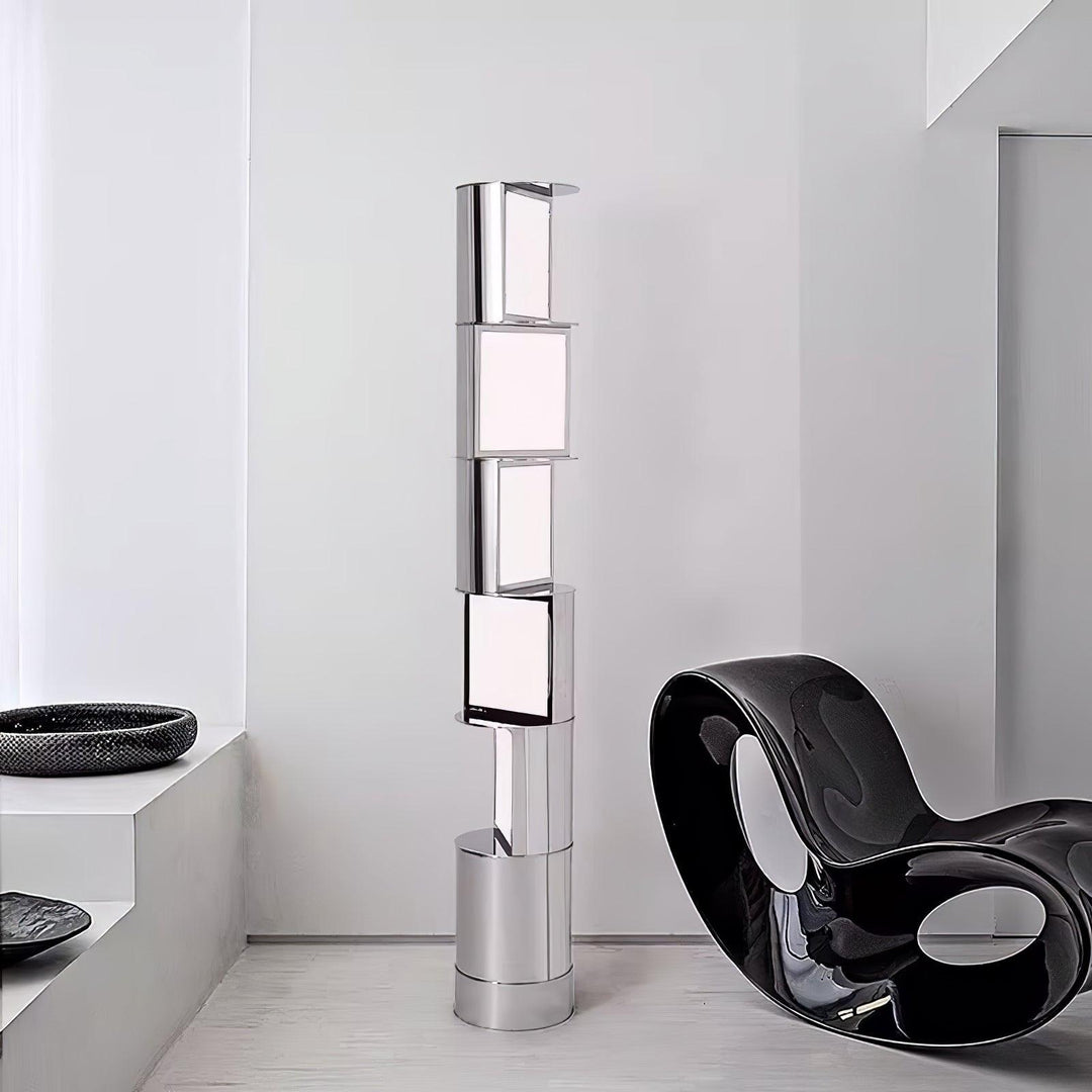 Half Cylindrical Rotating Floor Lamp - Vakkerlight