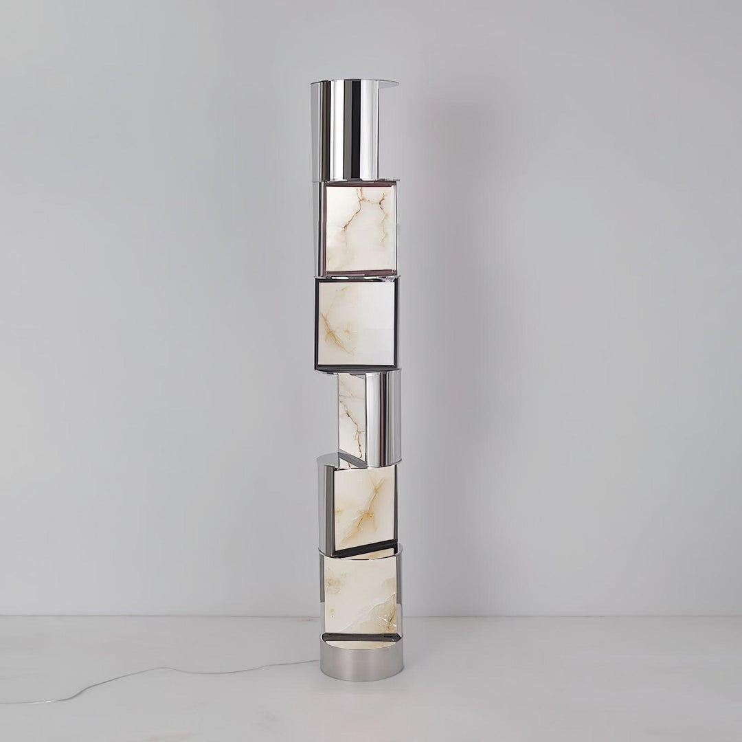 Half Cylindrical Rotating Floor Lamp - Vakkerlight