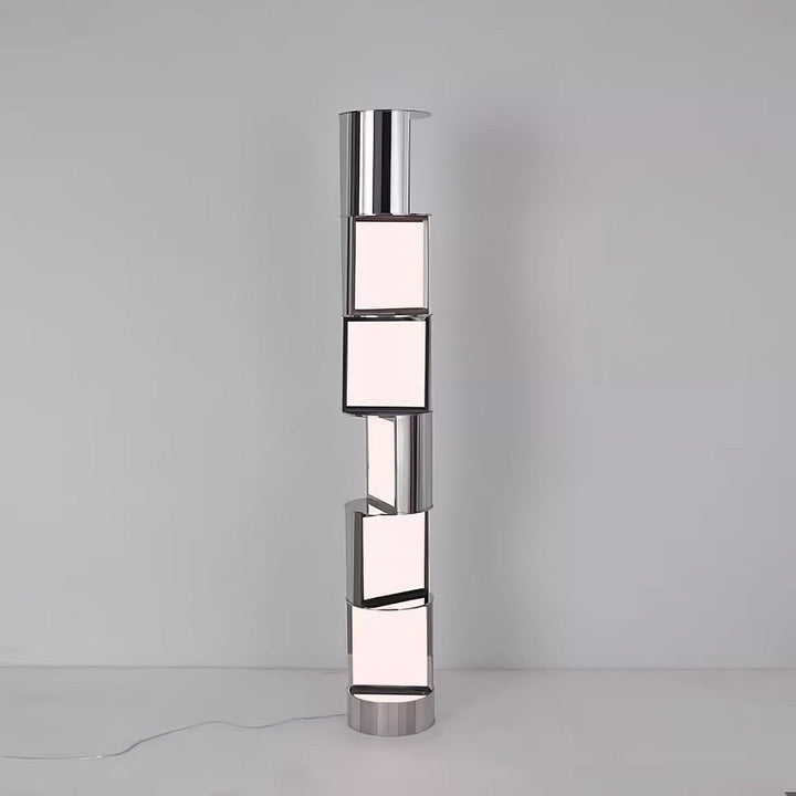 Half Cylindrical Rotating Floor Lamp - Vakkerlight