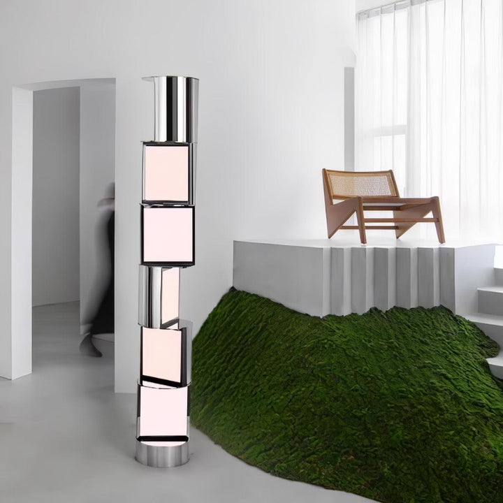 Half Cylindrical Rotating Floor Lamp - Vakkerlight