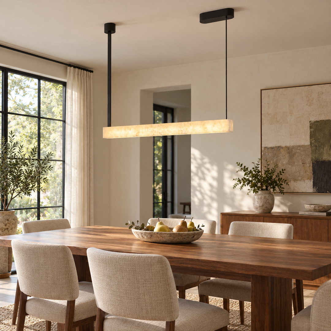 Halia Alabaster Linear Pendant Lamp
