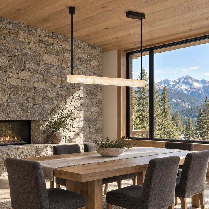 Halia Alabaster Linear Pendant Lamp