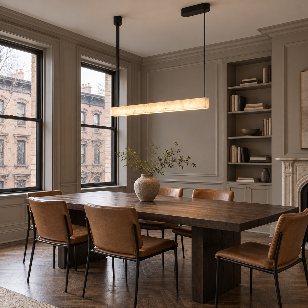 Halia Alabaster Linear Pendant Lamp