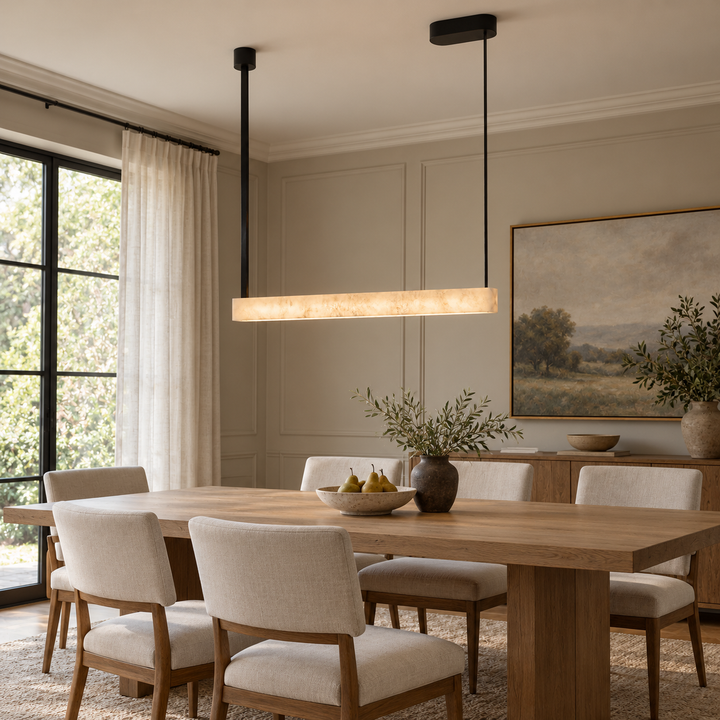 Halia Alabaster Linear Pendant Lamp