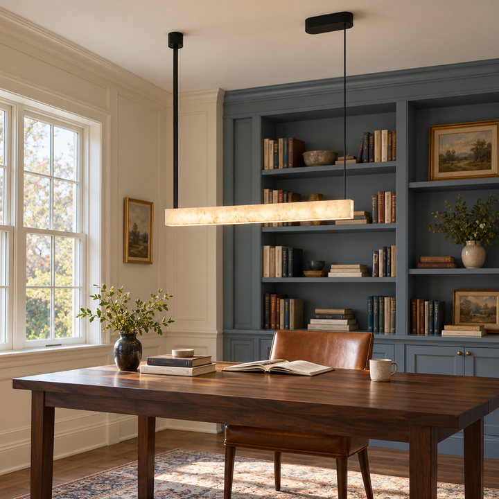 Halia Alabaster Linear Pendant Lamp