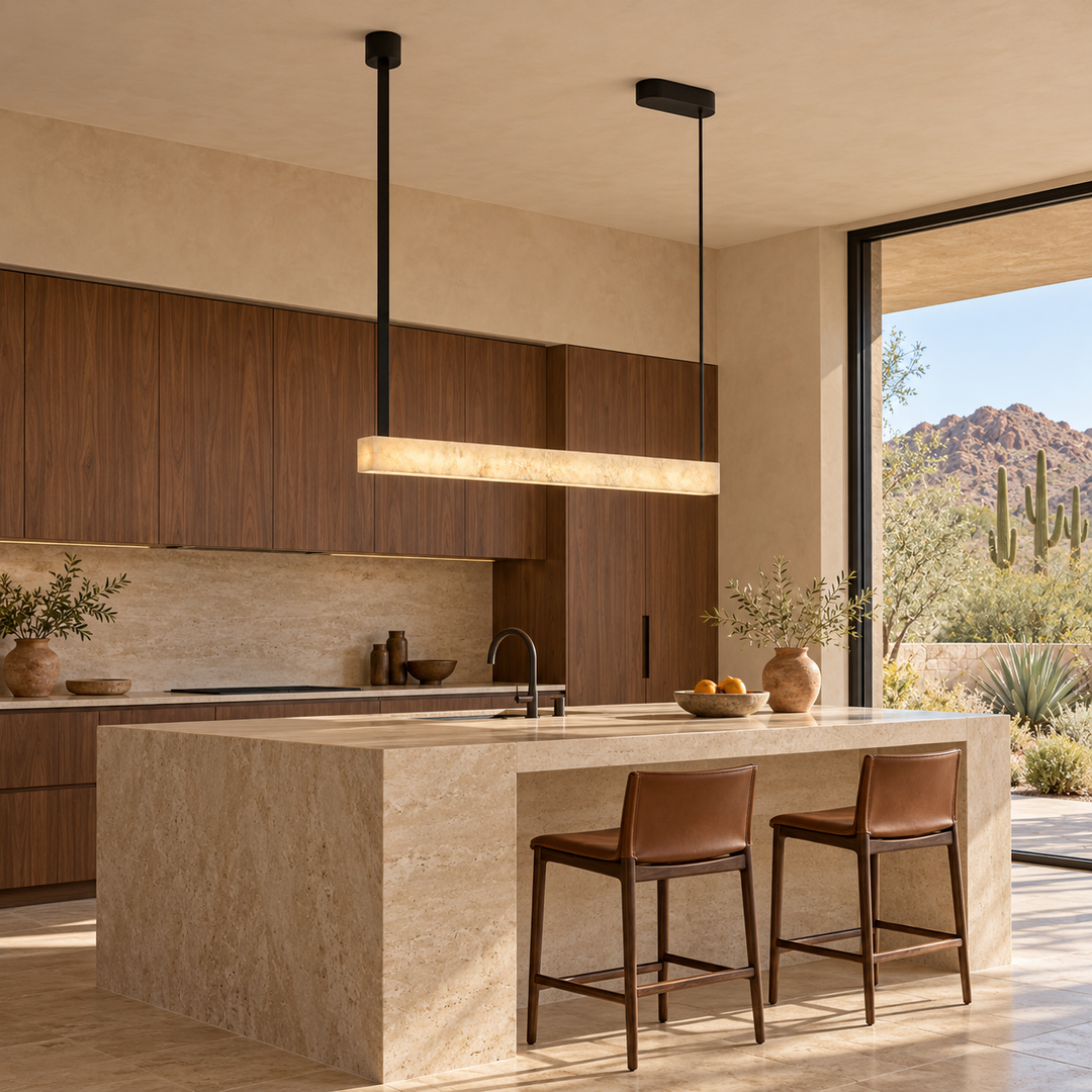 Halia Alabaster Linear Pendant Lamp