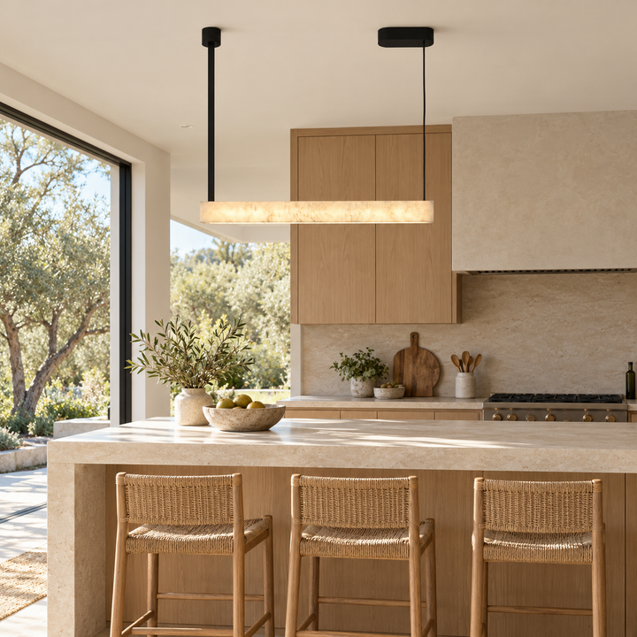 Halia Alabaster Linear Pendant Lamp