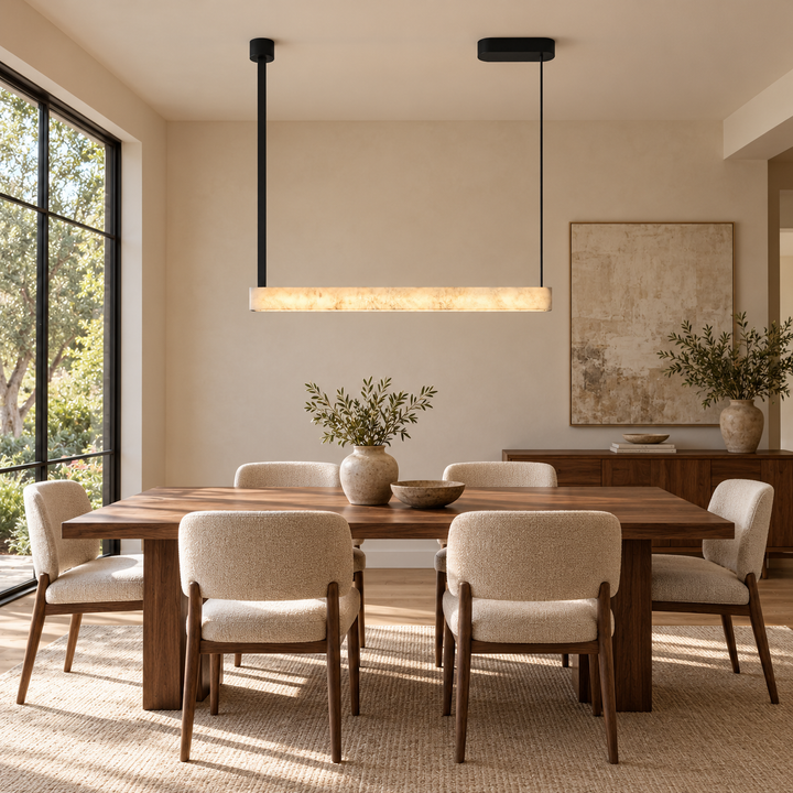Halia Alabaster Linear Pendant Lamp
