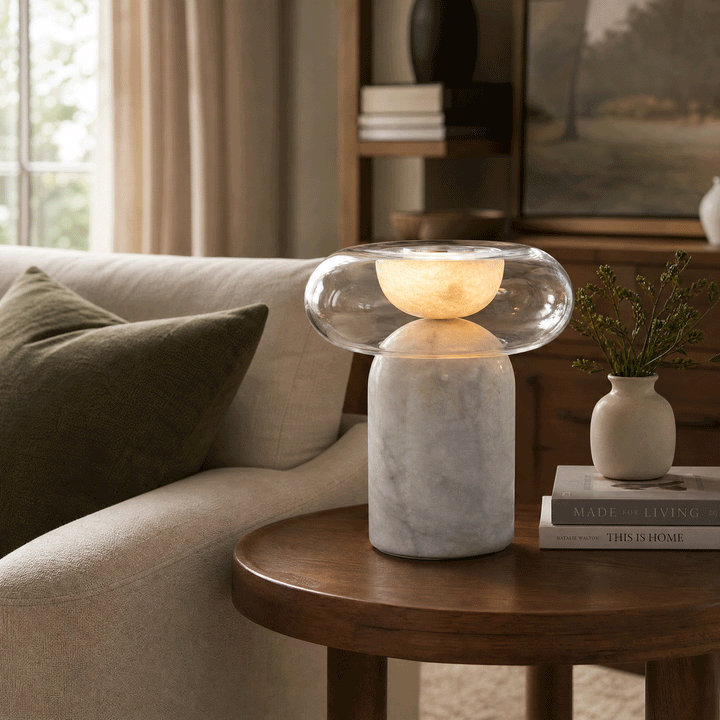 Halo Alabaster Table Lamp