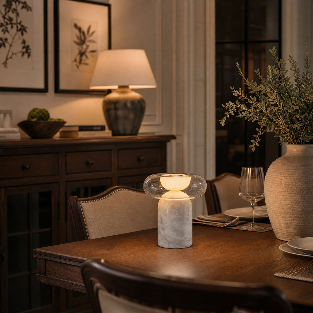 Halo Alabaster Table Lamp