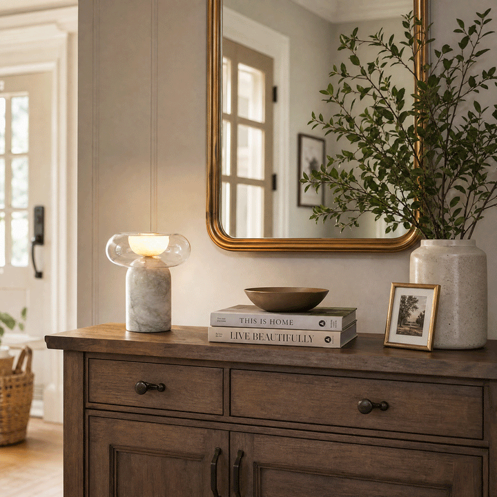 Halo Alabaster Table Lamp