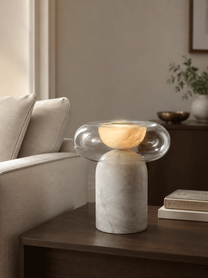 Halo Alabaster Table Lamp