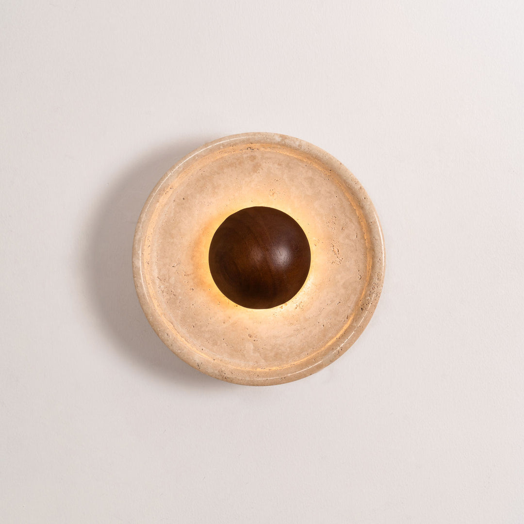 Halo Travertine Wall Light - Vakkerlight