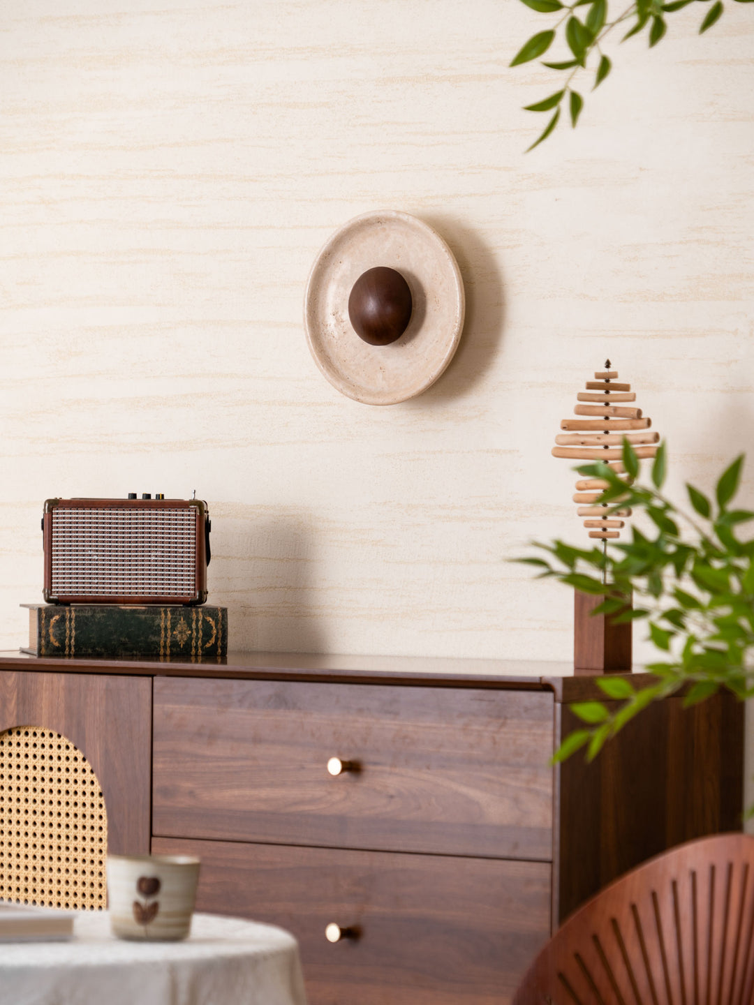 Halo Travertine Wall Light - Vakkerlight