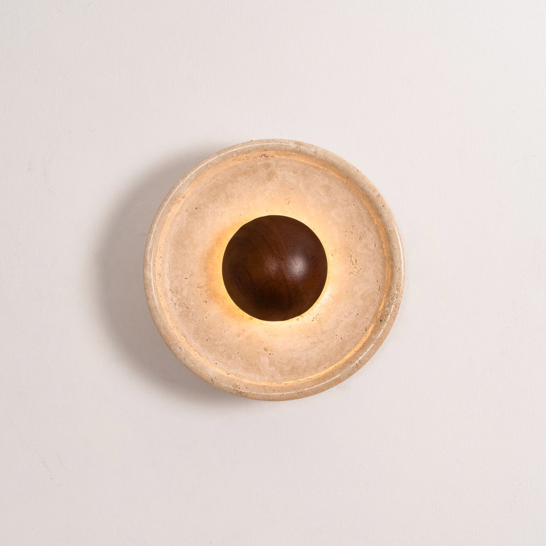 Halo Travertine Wall Light - Vakkerlight