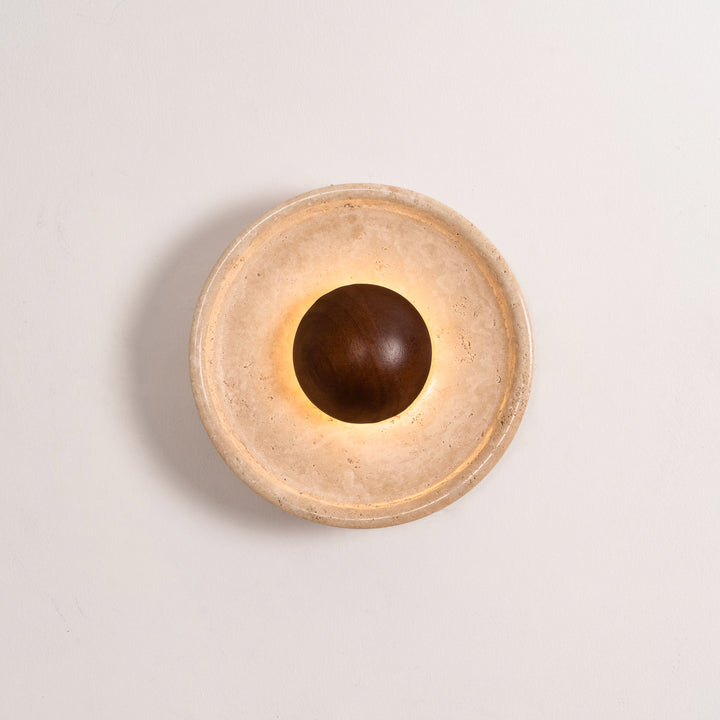 Halo Travertine Wall Light - Vakkerlight