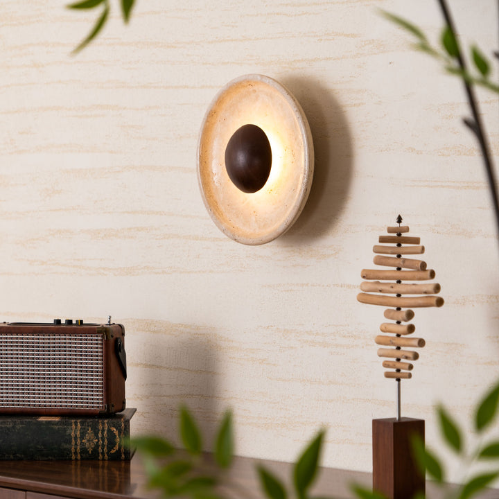 Halo Travertine Wall Light - Vakkerlight