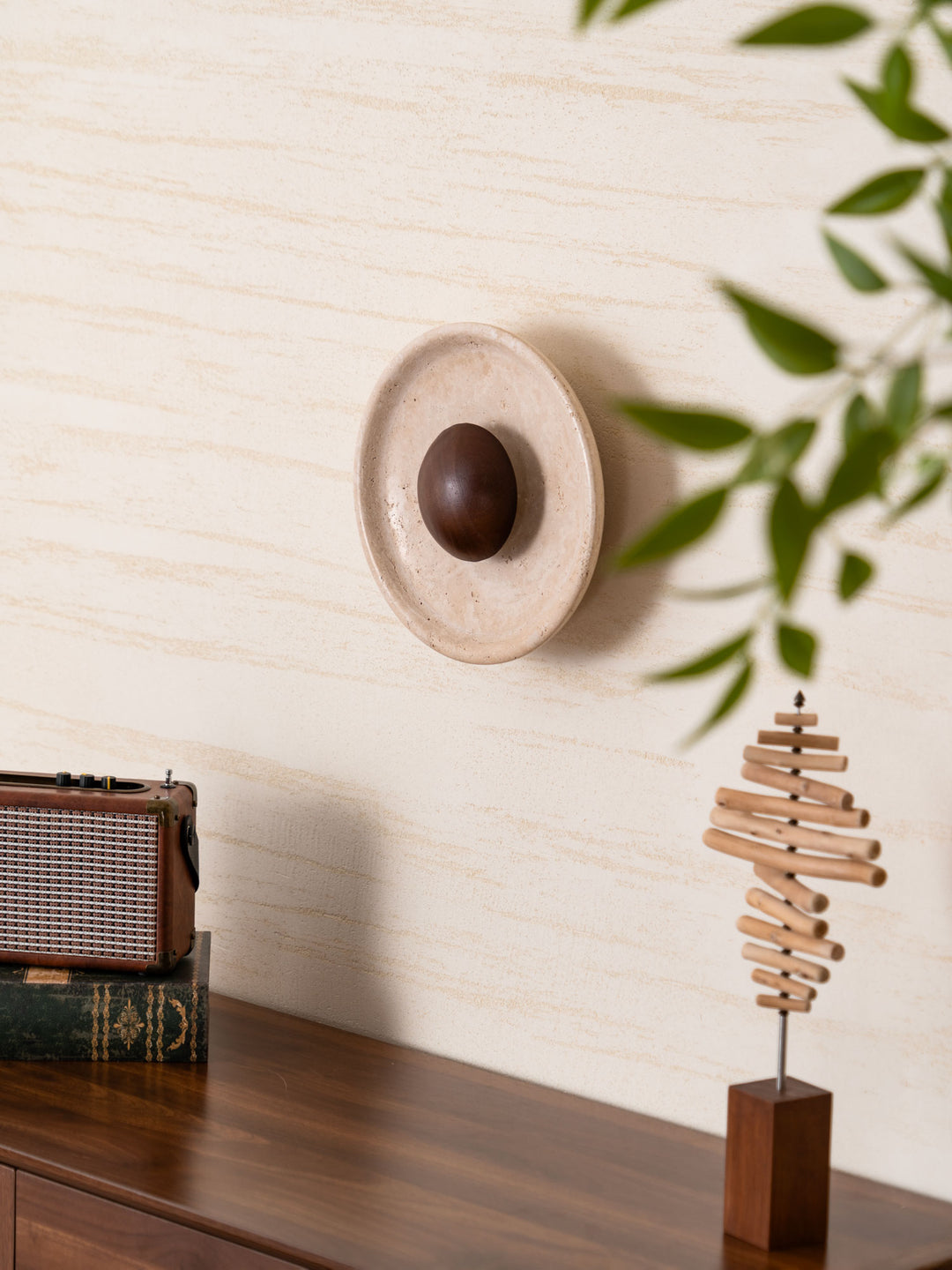 Halo Travertine Wall Light - Vakkerlight