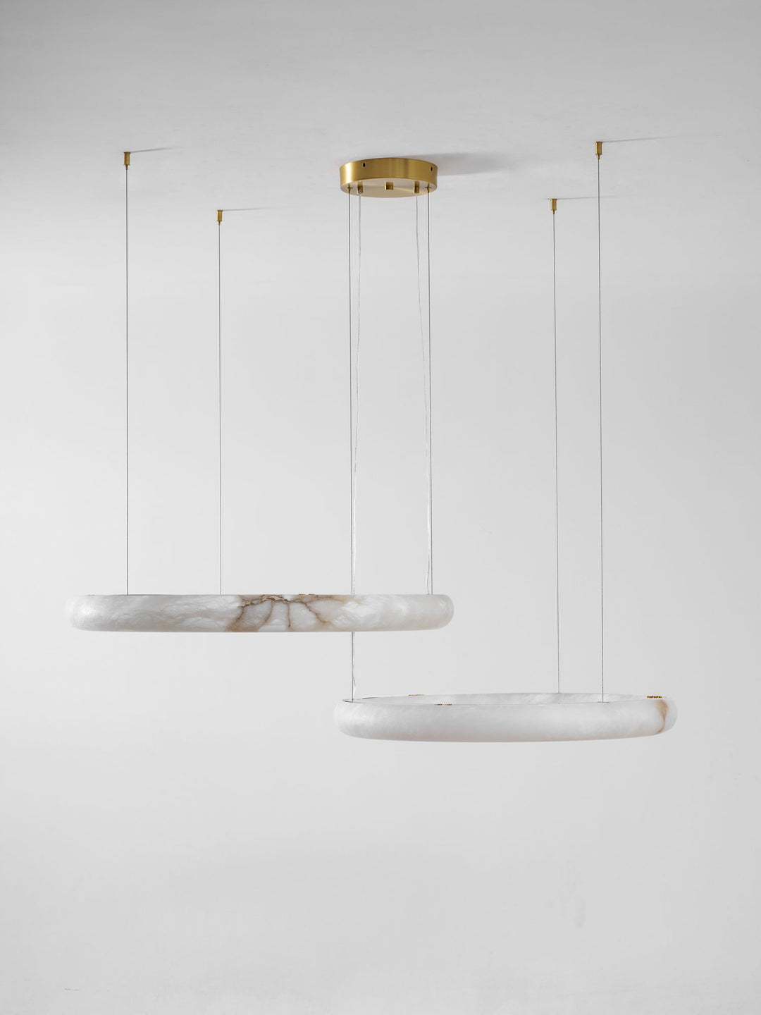 Halo di Pietra Alabaster Chandelier - Vakkerlight
