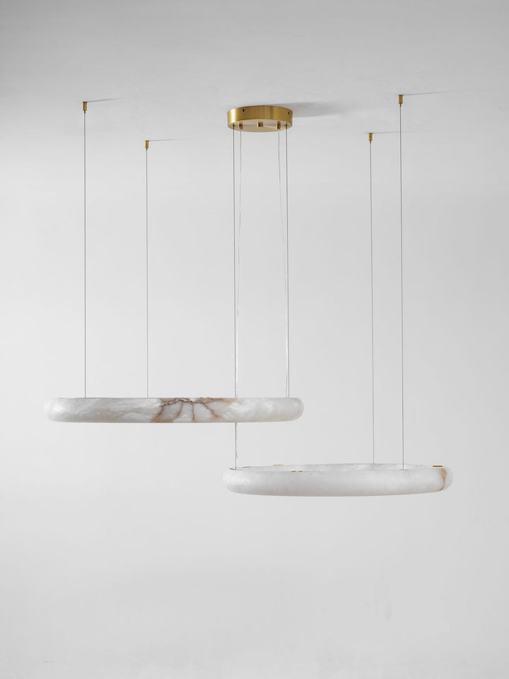 Halo di Pietra Alabaster Chandelier - Vakkerlight