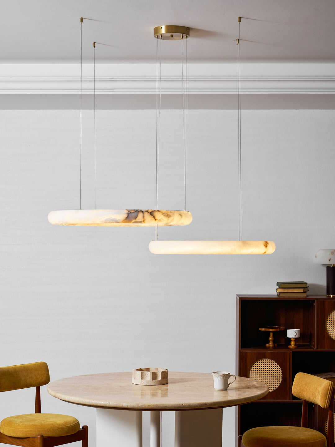 Halo di Pietra Alabaster Chandelier - Vakkerlight