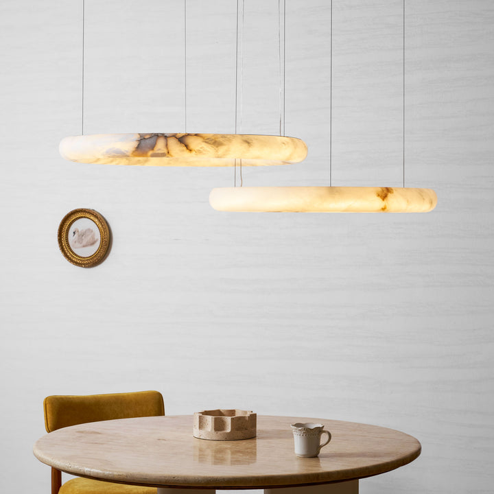 Halo di Pietra Alabaster Chandelier - Vakkerlight