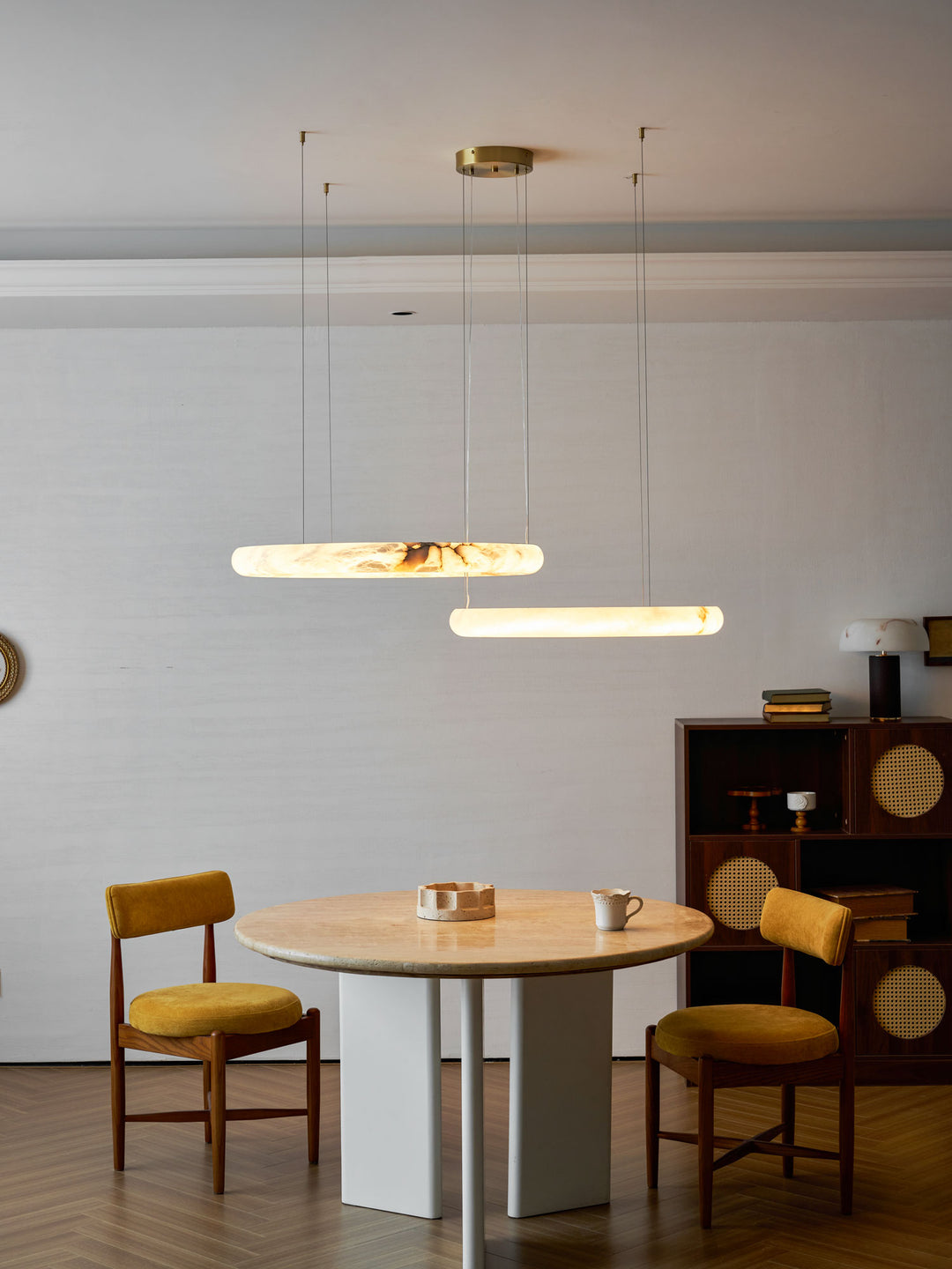 Halo di Pietra Alabaster Chandelier - Vakkerlight