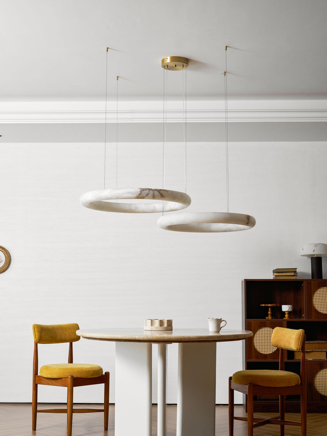 Halo di Pietra Alabaster Chandelier - Vakkerlight