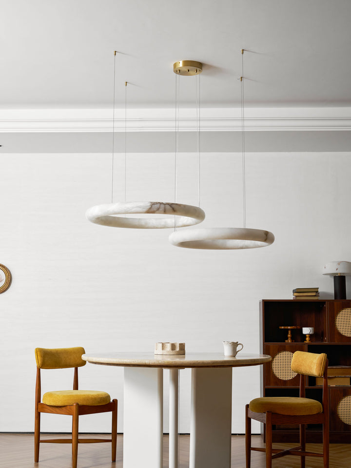 Halo di Pietra Alabaster Chandelier - Vakkerlight