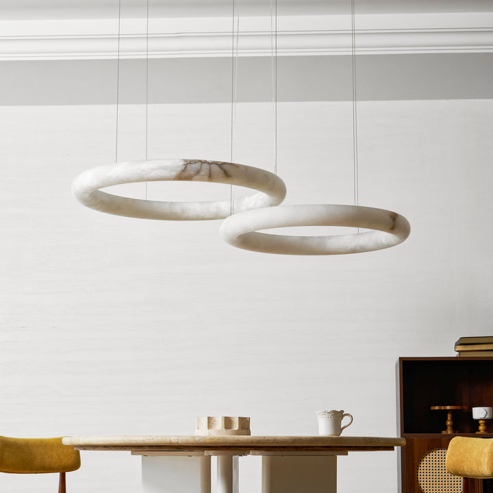 Halo di Pietra Alabaster Chandelier - Vakkerlight