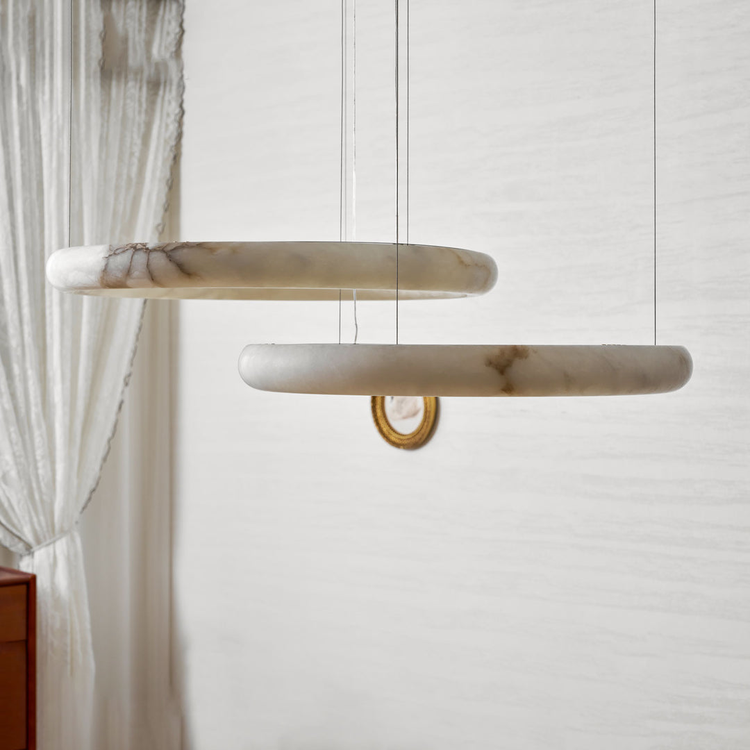 Halo di Pietra Alabaster Chandelier - Vakkerlight