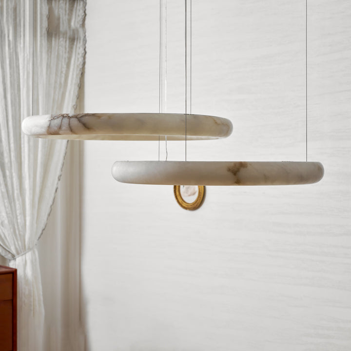 Halo di Pietra Alabaster Chandelier - Vakkerlight
