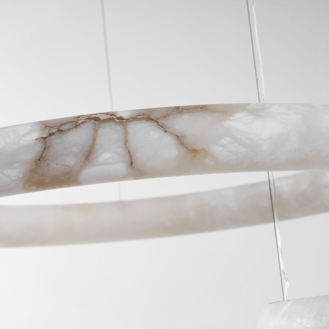 Halo di Pietra Alabaster Chandelier - Vakkerlight