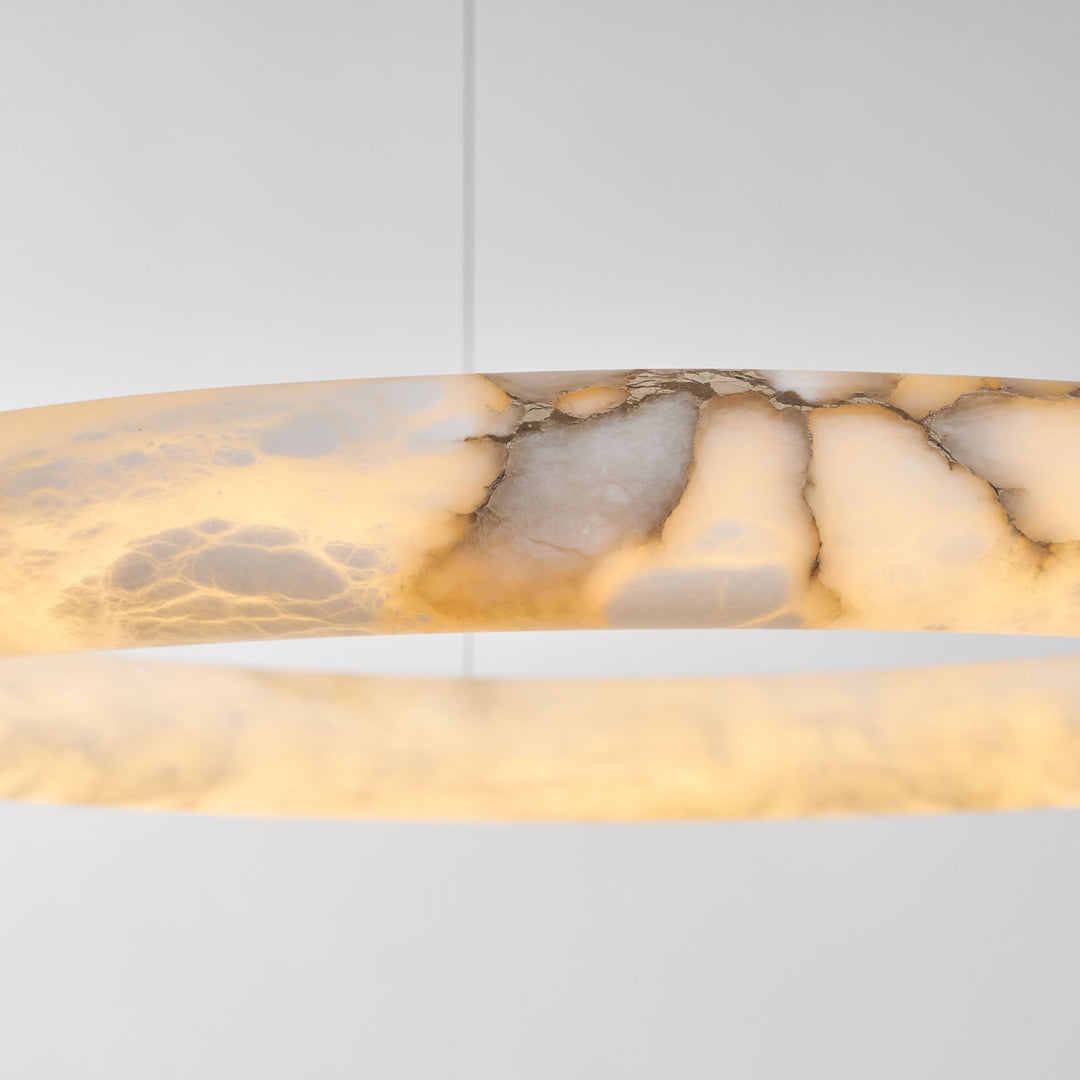 Halo di Pietra Alabaster Chandelier - Vakkerlight