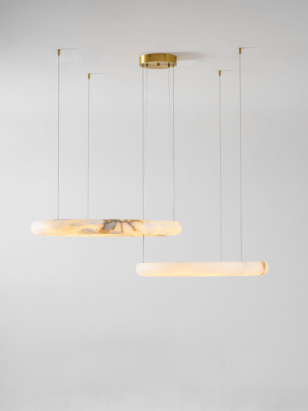 Halo di Pietra Alabaster Chandelier - Vakkerlight