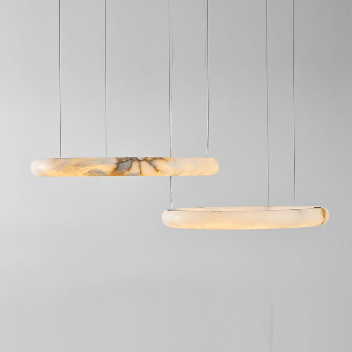 Halo di Pietra Alabaster Chandelier - Vakkerlight