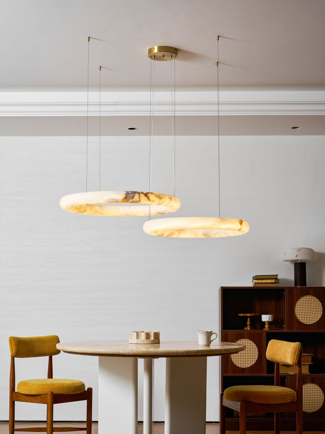 Halo di Pietra Alabaster Chandelier - Vakkerlight