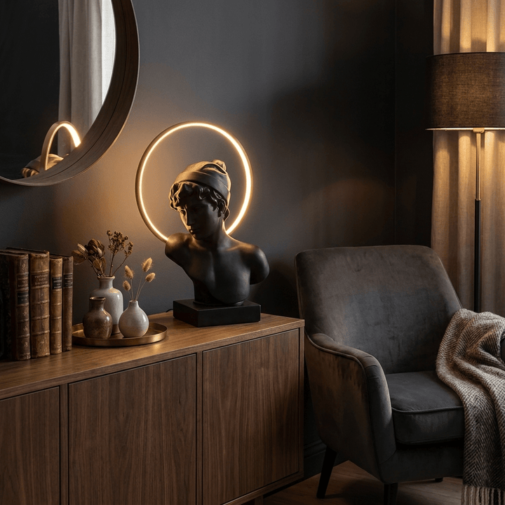 Halo Muse Sculptural Table Lamp - Vakkerlight