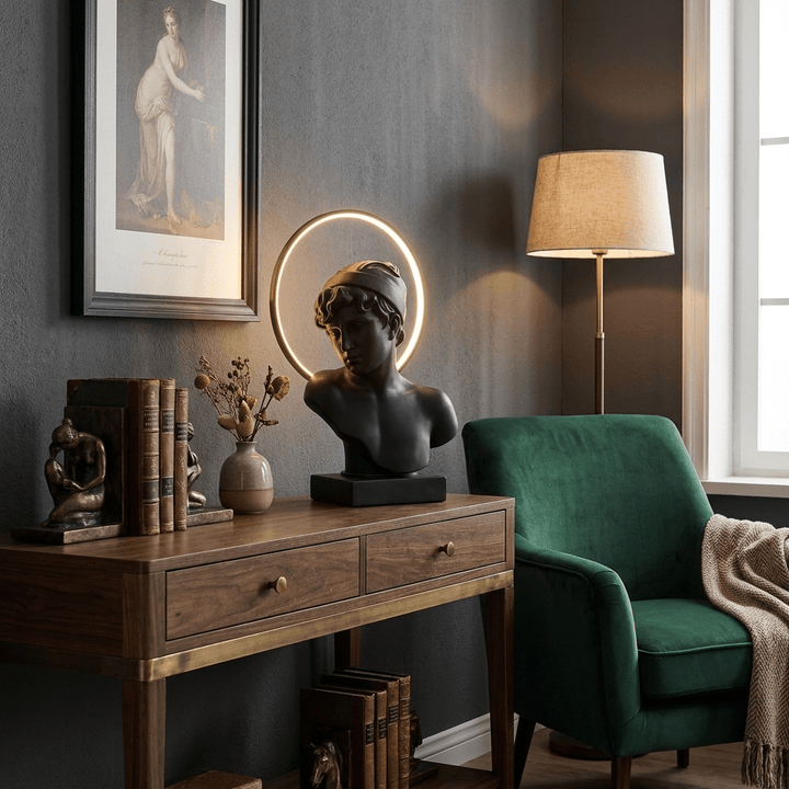 Halo Muse Sculptural Table Lamp - Vakkerlight