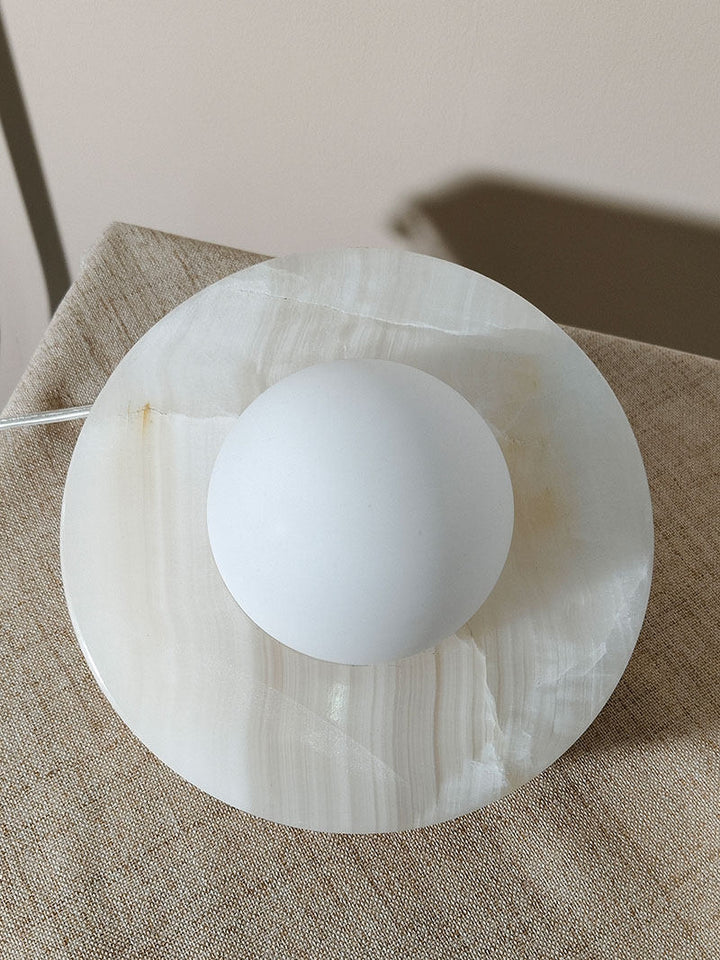 Halo Pebble Stone Table Lamp