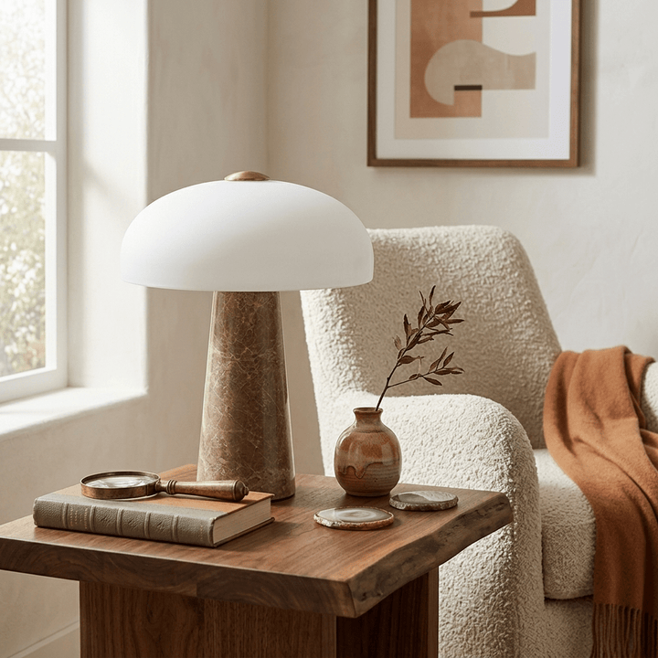 Haloire Marble Table Lamp - Vakkerlight