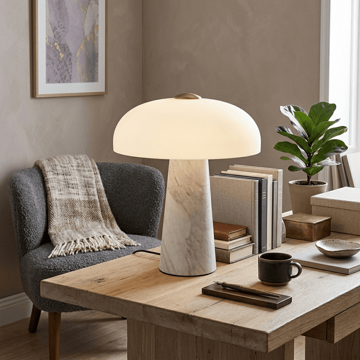 Haloire Marble Table Lamp - Vakkerlight