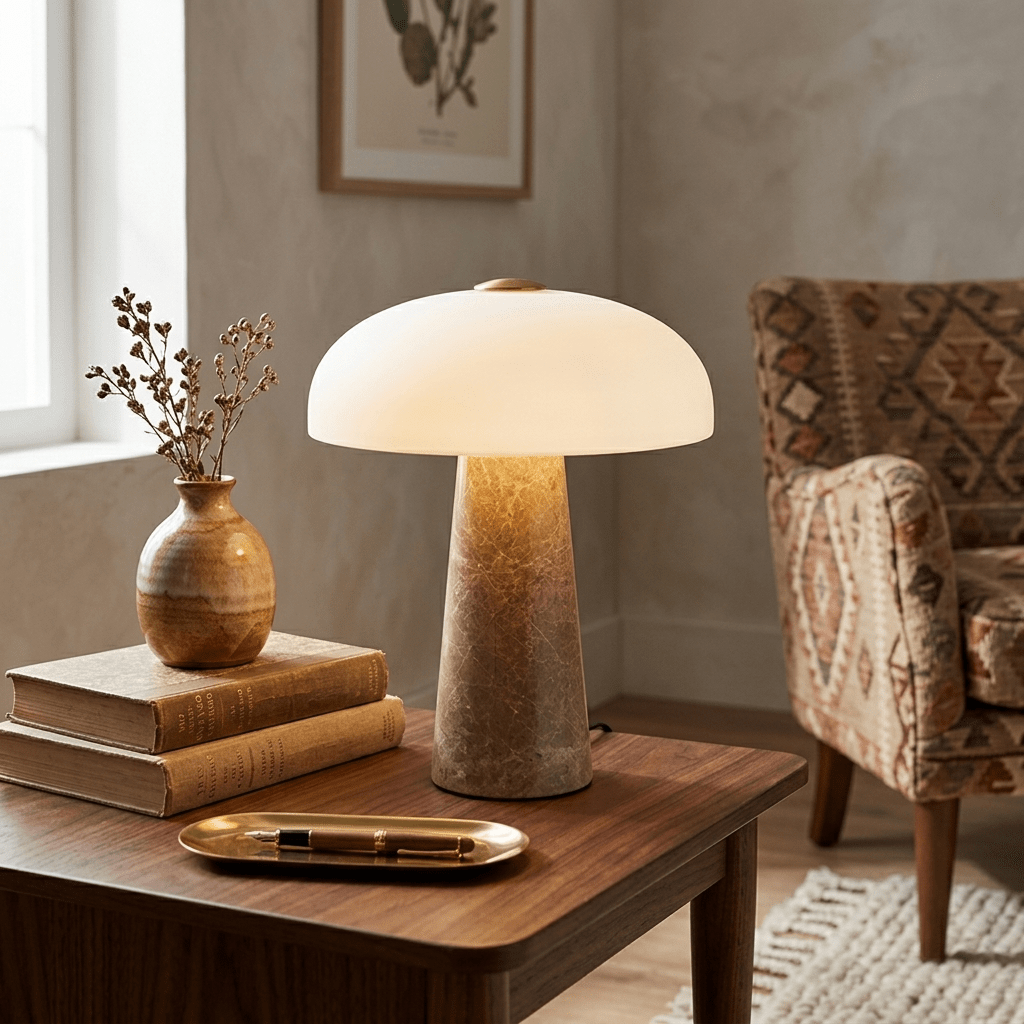 Haloire Marble Table Lamp - Vakkerlight